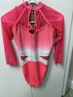 Brand New Sylvia P Competition Gymnastics Leotard Rhinestones Adult Small