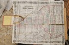 Complete Rare 1859 Weed   Parsons Legislative Pocket Map New York State 25x30 