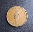 1852 Canada Half Penny Quebec Bank Token