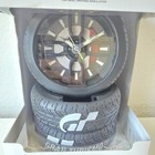 Gran Turismo Tire Stack Desk Clock Playstation Accutime Analog Gt Racing New