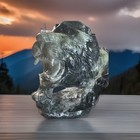 Handmade Stone Lion Figurine Sculpture  Collectible Decorative Home Art Ornament