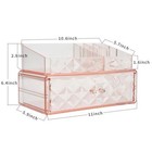 Acrylic Makeup Organizer With Jewelry Display Box Cosmetic Storage Drawer