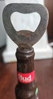 Vtg  Budweiser Beer Bottle Shaped Bottle Opener