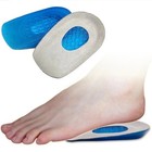 Silicone Heel Support Shoe Pads Gel Orthotic Plantar Care Insert Insoles Cushion