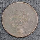 1806 Draped Bust Half Cent 1 2c Small 6 No Stems Vf Detail