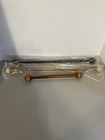 Vintage Lot Of 3 Wooden Dowel Rods For Macrame Projects - Brown