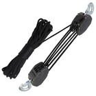 Heavy Duty 2000lb Rope Hoist Pulley 50 Feet Wheel Block And Tackle System New