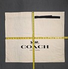 Authentic Coach Large Dust Bag 24x21 Drawstring Handbag Purse Storage Cotton