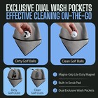 2 Pack 16  X 40  Large Light Duty Magnetic Golf Towel I Scrub Pad I Wash Pocket