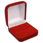 48 Pack Black Or Red Velour Jewelry Ring Packaging Gift Boxes 