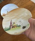 Ardalt Lenwile China Artist   s Palette Plates Hand Painted In Japan  Set Of 2