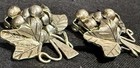 Vintage 925 Sterling Silver Clip-on Earrings Made In Taco Mexico Signed