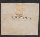 Argentina Buenos Ayres    poster Stamp Early 1800s-1900s From Old Albums    ng Flag
