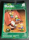 Bucilla Felt Applique Toymakers Santa Claus Elves Christmas Ornament Kit Vintage