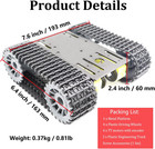 Robot Tank Chassis Kit With Metal Frame And Four High Torque Dc Motors For