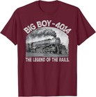 Big Boy 4014 Steam Engine Locomotive Train Vintage Railroad T-shirt