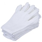 12 Pairs White Cotton Gloves 7 5  Medium Size cst  Film  Coins  M  