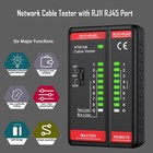 Network Cable Tester With Rj45 Rj11 Port  Ethernet Cable Tester Fast slow  Poe
