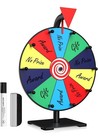 12  Prize Wheel Spinning Wheel For Prizes  With 10 Slots Dry-erase Board