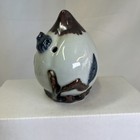 Vintage Porcelain Korean Water Dropper Peach Form Joseon Bamboo Floral