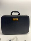 Vintage Fluke Briefcase   Carrying Case 18 x12 x5  W keys And Testing Device