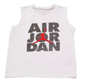 Nike Air Jordan Youth Boy s Size 7 White Sleeveless Shirt Jumpman   6-7 Yrs