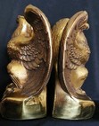 Americana Vintage Park Sherman Set Of 2 Eagle Metal Book Ends Cast Metal