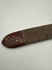 Hand-painted Aboriginal Boomerang With Kangaroo Australian Style Wood Deco