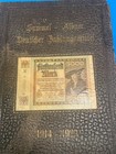 German Currency Collection With Album 1914 Thru 1923 Massive Piece Of History