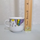 Vintage Inker Porcelain Demitasse Espresso Cups And Saucers 80s Pop Art Croatia