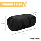 Car Winch Cover  Heavy Duty Waterproof Oxford Fabric Vehicle Electric Black