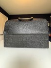 Schell Leather Bifold Top Medical Or Makeup Case With Clasp