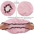 4 Pieces Shower Cap For Women  Elastic And Reusable  Environmental Protection Ha