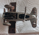 Vintage Tested Late 1940 s Tin Wind-up  flip  Airplane Made In Us Zone  Germany