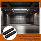 2 Rolls 16 Ft X 20 Inches Black Under Deck Drainage System Bulk Hdpe