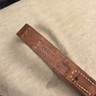 Vintage Adjustable Brown Leather Military Style Sling Used Hunter K10
