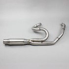 Stainless Steel 2 Into 1 Exhaust Pipe For Harley 2009-16 Touring Road Glide Flhx