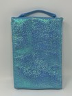 Lisa Frank Lunch Sack Bag Iridescent Blue Metallic Textured Pebble Insulated