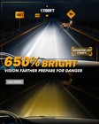 Auxbeam Gx H1 Canbus Led Headlight Bulb Kit Super Bright High Beam 6500k White