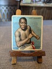 Jack Johnson 1910 T218 Champions Mecca Front Face Shirtless Poor-good Boxing Hof