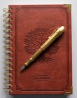 New Lanbitou 3062 Antique Brass Pocket Fountain Pen With Fine Nib