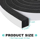 Air Conditioner Foam Tape  1 Inch X 6 5 Ft Ac Foam Insulation Tape