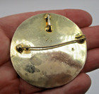 Greek Macedonian Vergina Sun Sterling Silver Brooch   1 3 4 