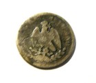 1864 M Mexico Maximillian Empire Silver 10 Cents