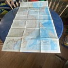 Vintage 1953 China Coast And Korea Map National Geographic Historical Asia