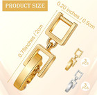 6 Pcs Foldover Extension Jewelry Clasps Box Clasp Bracelet Extender Watch Extend