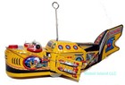 Robot Tin Toy Windup Space Whale St  John Marxu Toys A k a Yellow Submarine