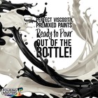 Pouring Masters Lamp Black 64-ounce Bottle Of Water-based Acrylic Pouring Paint