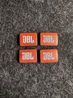 4 X Jbl Speaker Decal Sticker Audio - Orange 