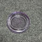 Vtg Purple Alexandrite Bubble Glass Trinket dish Candle Holder   Ashtray  5    
